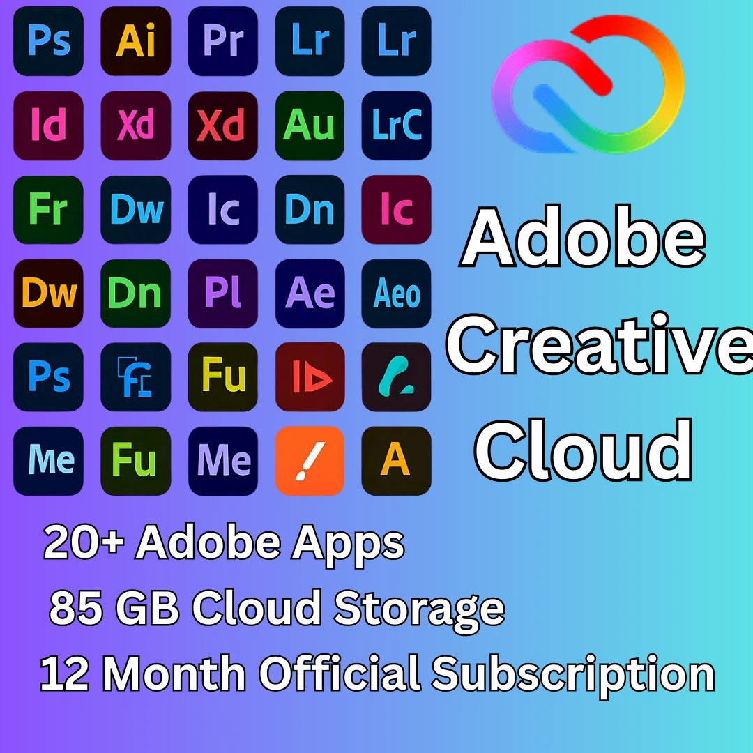 Buy Adobe Creative Cloud All Apps License in India – Includes Photoshop, Premiere Pro, Illustrator & More | Email Bind Activation