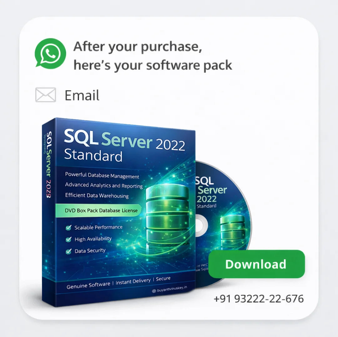 SQL Server 2022 Standard – DVD Box Pack Database License