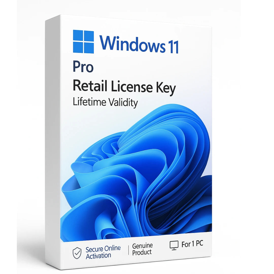 Windows 11 Pro Retail Key | Lifetime Validity | Genuine License