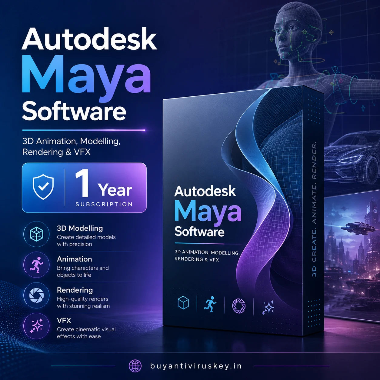 Autodesk Maya Single Software