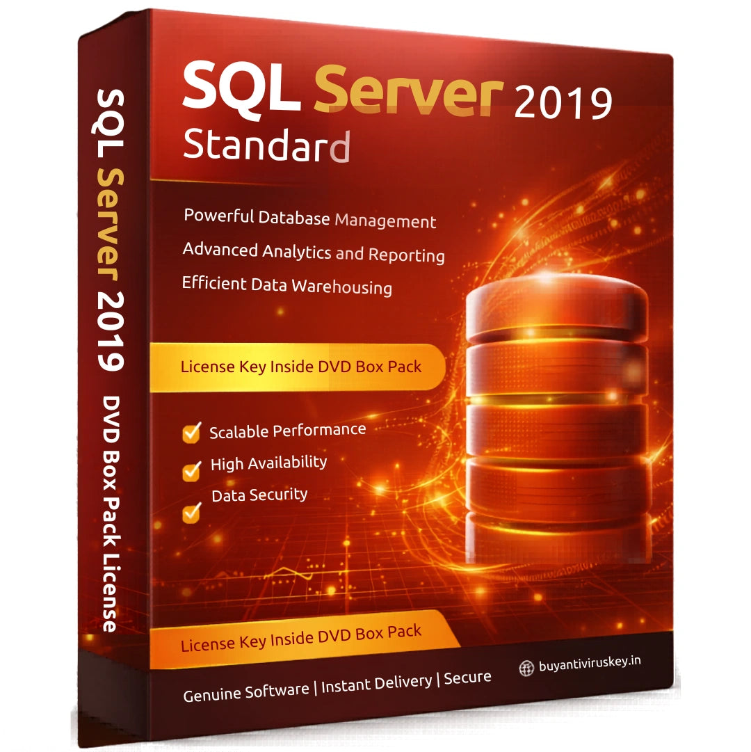SQL Server 2019 Standard DVD Box Pack database software