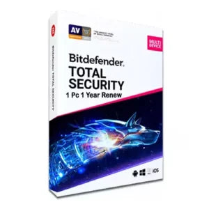 Bitdefender Total Security 1 User 1 Year Renewal