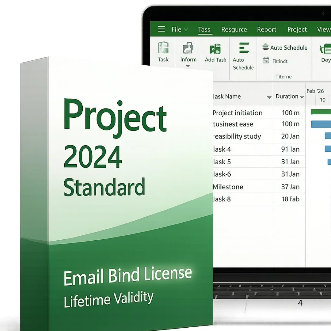 Microsoft Project 2024 Email Bind License Key Lifetime Validity