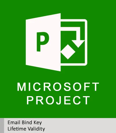 Microsoft Project 2019 - Email Bind License Key Lifetime Validity