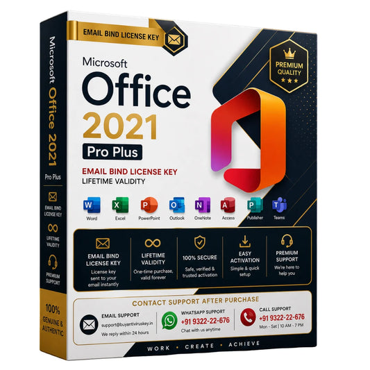 Microsoft Office 2021 Pro Plus: Email Bind License Key LIFETIME VALIDITY