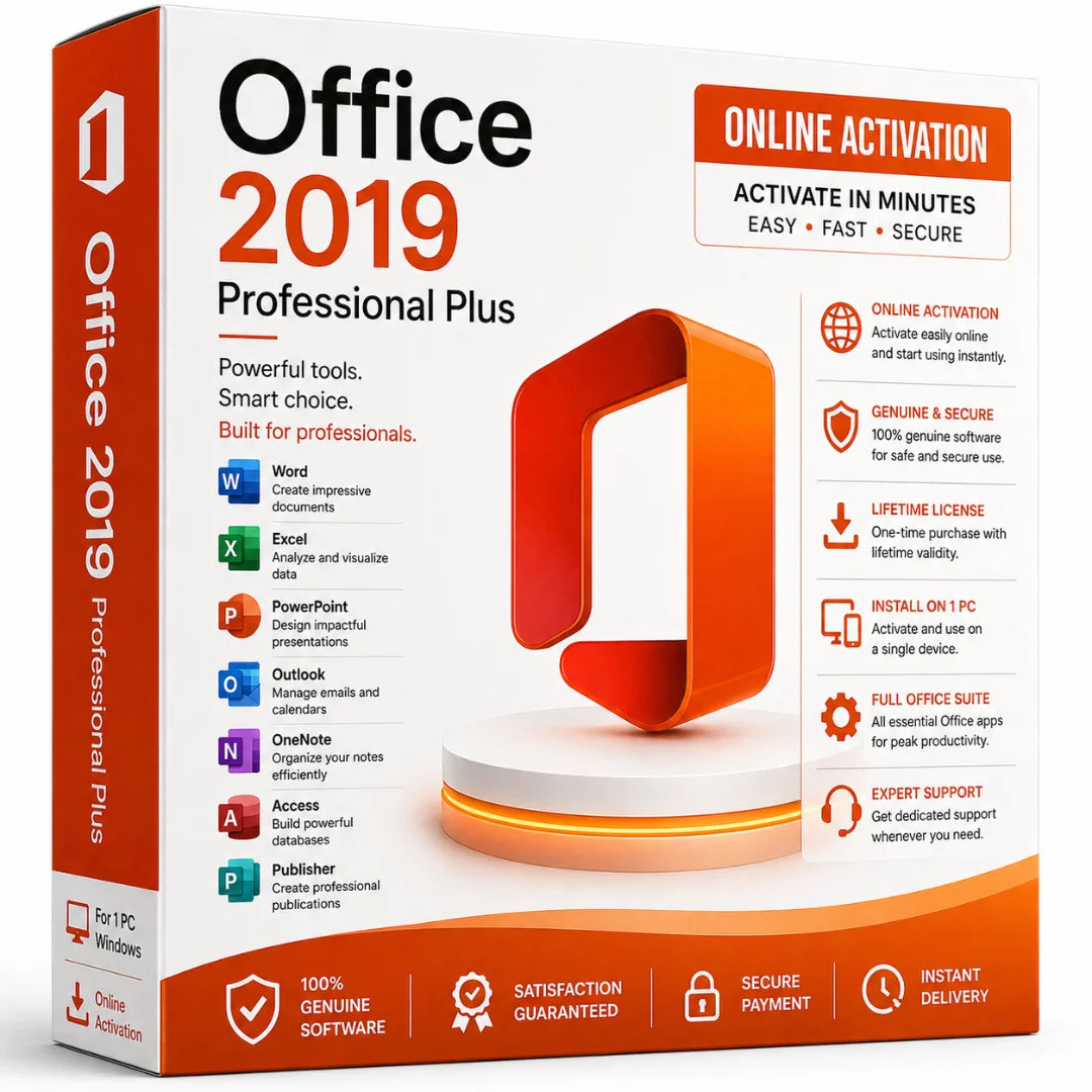 Microsoft Office 2019 Professional Plus - Online Activation