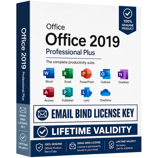 Microsoft Office 2019 Pro Plus - Email Bind License Key LIFETIME VALIDITY