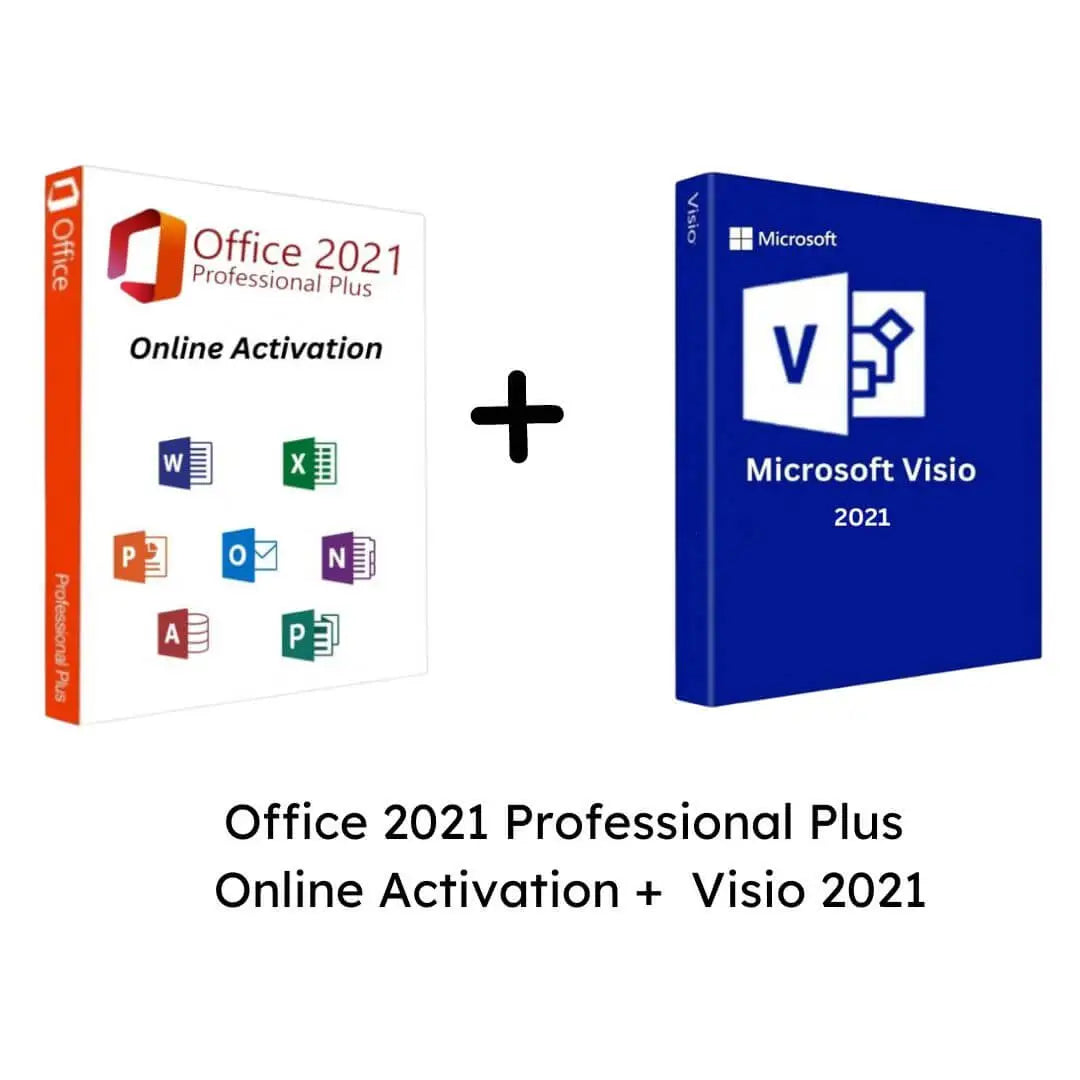 Office 2021 Professional Plus Online Activation & Visio 2021(Combo Offer)