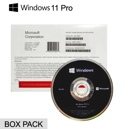 Windows 11 Pro OEM Box Pack License