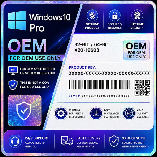 Windows 10 Pro OEM Sticker