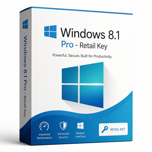 Windows 8.1 Pro - Retail Key