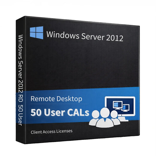 Windows Server 2012 Remote Desktop 50 User CAL License