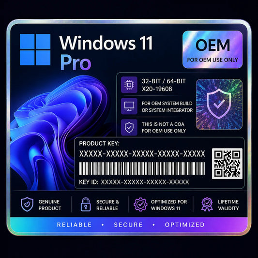 Windows 11 Pro OEM Sticker