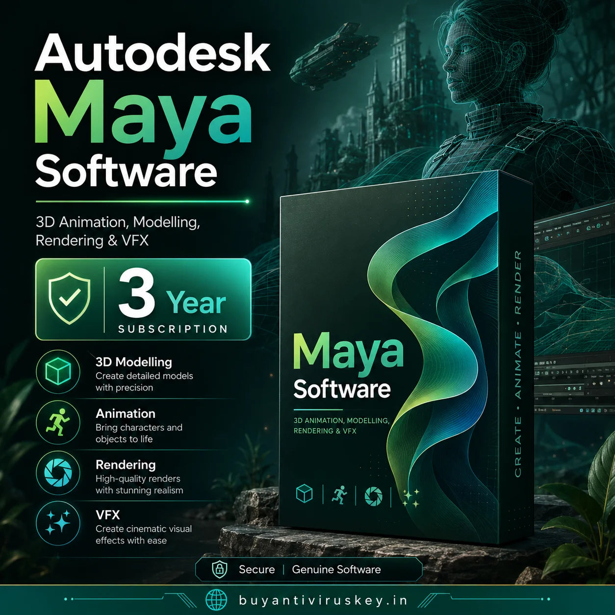Autodesk Maya Single Software