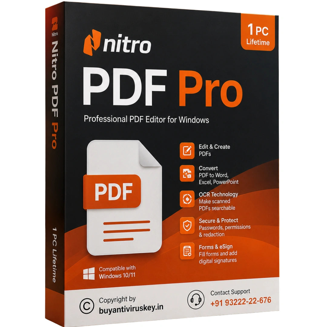 Nitro PDF Pro 1 PC Lifetime License for Windows