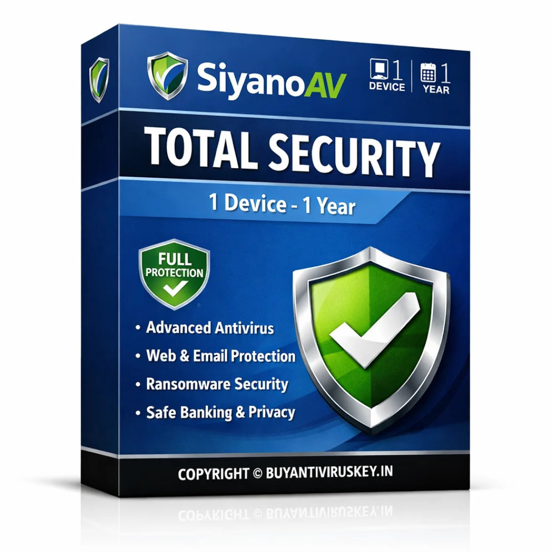 SiyanoAV Total Security package box on a white background
