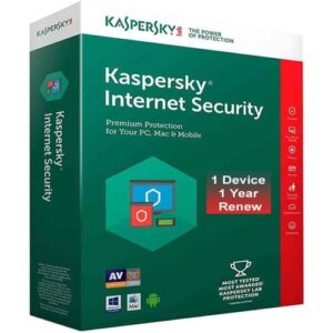 Kaspersky Internet Security 1 User 1 Year Renewal