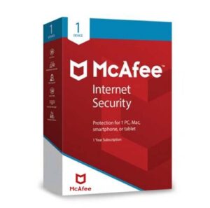 Mcafee Internet Security 1 Pc 1 Year