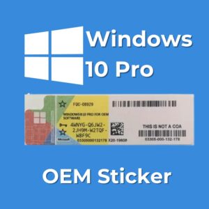 Windows 10 Pro OEM Sticker