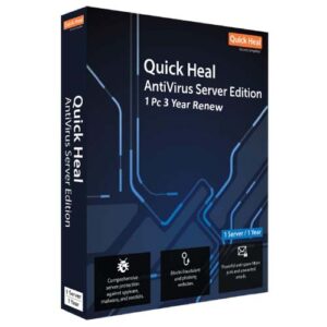 Quick Heal Antivirus For Server 1 User 3 Years Renewal