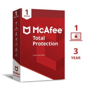 McAfee Total Protection 1 Pc 3 Years
