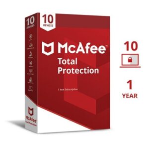 Mcafee Total Protection 10 User 1 Year
